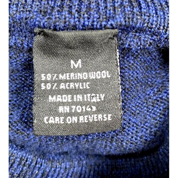 Preswick & Moore Womens Ribbed Wool Sweater Size Medium - Made in Italy - Picture 4 of 4